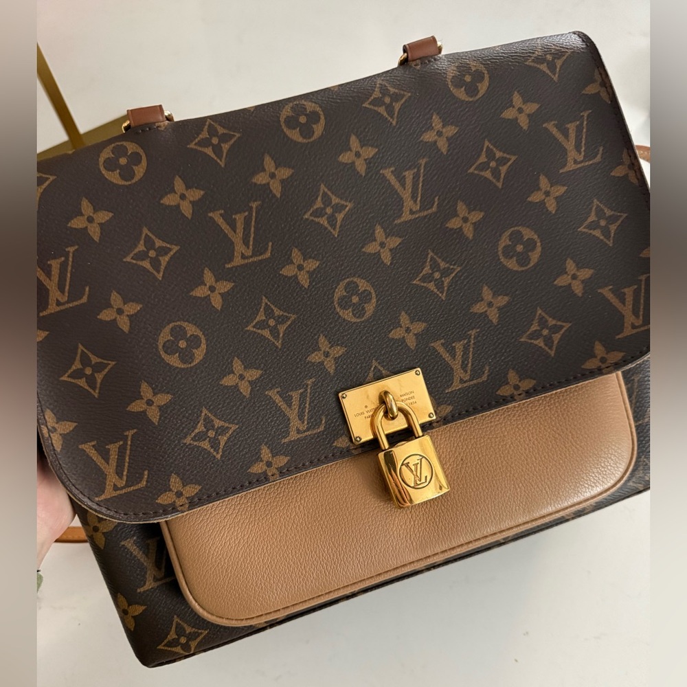 Louis Vuitton Monogram Marignan w/Dust Bag, Box & Added LV Crossbody Strap EUC - Picture 8 of 15